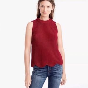 Jcrew sleeveless sweater
